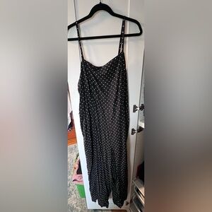 Old Navy Black Polka Dot Jumpsuit